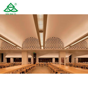 Mensa semplice ed economico/mobili da ristorante dell'azienda rettangolo in legno/tavola rotonda e Set di sedie in plastica - Product Image 2