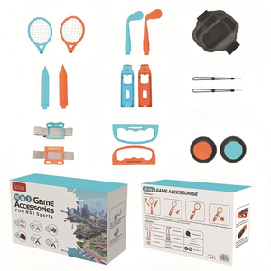 Kit de Accesorios Deportivos 18 en 1 para <span class=keywords><strong>Nintendo</strong></span> <span class=keywords><strong>Switch</strong></span>, Accesorios Familiares para <span class=keywords><strong>Juegos</strong></span> Deportivos - Product Image 1
