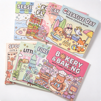 Livre de coloriage imprimé mignon pour enfants, carnet de croquis créatif, couverture en papier, reliure thermique, cadeau