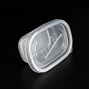 Caja de sellado de plástico 12 oz PP transparente pequeña redonda de plástico fruta helado y pastel caja contenedora de embalaje - Product Image 2