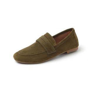 <span class=keywords><strong>Chaussures</strong></span> grandes tailles 42 pour <span class=keywords><strong>femme</strong></span>, automne 2024, nouvelles <span class=keywords><strong>chaussures</strong></span> vintage à bout rond en daim pour <span class=keywords><strong>femme</strong></span>, <span class=keywords><strong>chaussures</strong></span> plates confortables à enfiler, mocassins verts - Product Image 5
