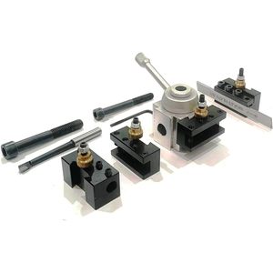 New Quick Change Tool Post Set for <b>Mini</b> <b>Lathe</b> Machine Aluminium Body with Boring Steel Material - Product Image 3