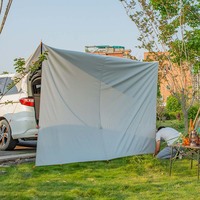 Auvent latéral multifonctionnel pour véhicule, pare-soleil pour voiture, camping, voyages routiers, activités de plein air, abri imperméable