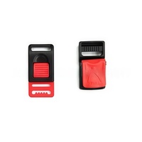 Approvisionnement d'usine 20mm casque en plastique menton loquet serrure casque de sécurité trois boucles réglage sac spécial pièces et accessoires