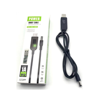 Cable de Alimentación USB DC de 5V a 9V 12V 1A, Convertidor Elevador de Voltaje, Cable de Alimentación de 5.5*2.1mm para Router Wifi, Tira de Luz LED