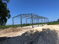Edificio de estructura de acero de 27.5mx10.5mx5.0m (altura de alero) para almacén, garaje, hangar, taller