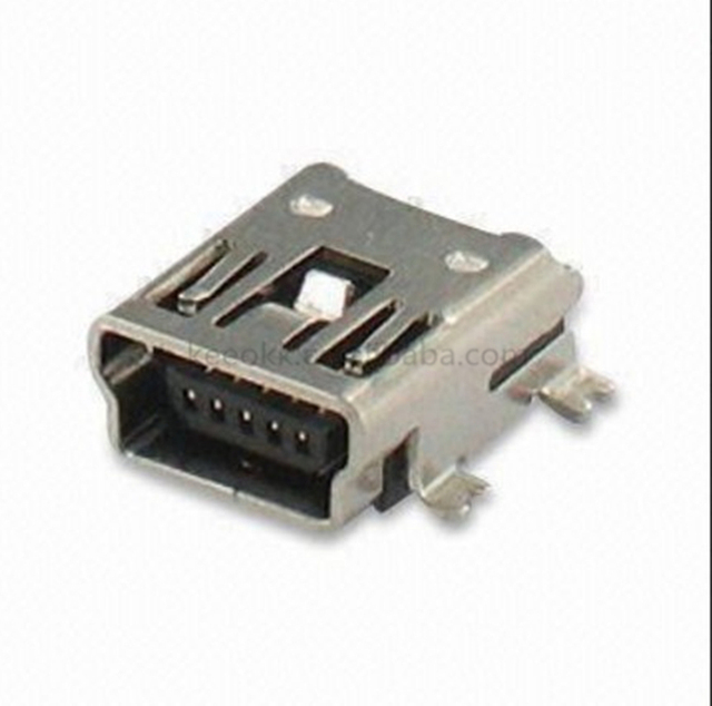 SMD 5 Pin Female Mini B Socket Connector Plug Mini USB