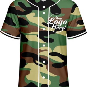 Men Matchjersey Baseball Jersey Solid Shirts Plain Casual Button <b>Down</b> Short Sleeves T-Shirt Sports Uniform S Black _ Clothing - Product Image 6