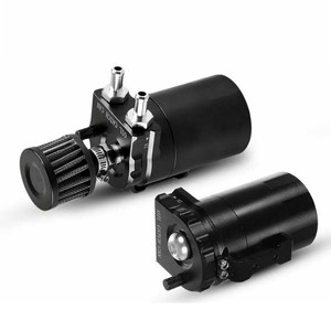 Auso-Racing Oil Catch <b>Can</b> Universal Aluminum Alloy With <b>Air</b> Filter For Car Modification - Product Image 3