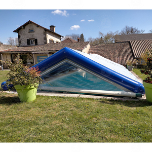 Couverture de piscine <span class=keywords><strong>gonflable</strong></span> durable résistante aux UV <span class=keywords><strong>pour</strong></span> protection extérieure de piscine de jardin, couverture <span class=keywords><strong>gonflable</strong></span> - Product Image 4