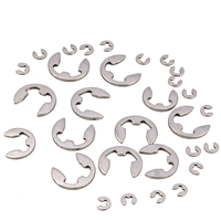 Factory Wholesale Precision Stainless Steel Open Snap Ring E Clip Wear Resistant Fastener