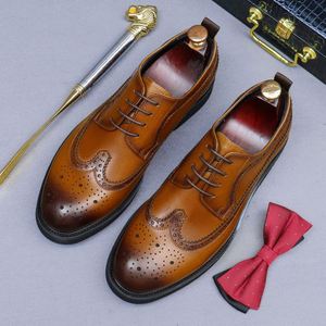 Nouvelles chaussures en cuir formelles Kuxury tendance 2026, chaussures formelles pour hommes de haute qualité, chaussures italiennes fabriquées à la main - Product Image 5
