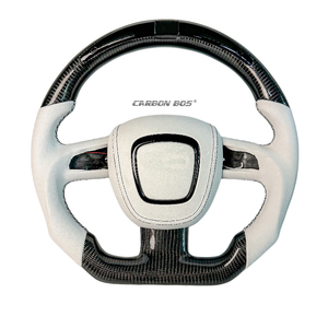 Tay lái xe ô tô cho Audi rs4 A4 b8.5 <span class=keywords><strong>TT</strong></span> <span class=keywords><strong>8j</strong></span> A4 B6 4F S8 D4 S4 b8.5 RS3 8V A6 C6 4F <span class=keywords><strong>TT</strong></span> MK1 tay lái bằng sợi Carbon giả mạo - Product Image 2