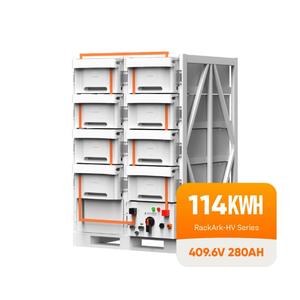 ตู้เก็บแบตเตอรี่แบบกริด 500 กิโลวัตต์ชั่วโมง สำหรับอุตสาหกรรม 280 แอมป์ชั่วโมง แบบติดตั้งบนชั้นวาง ลิเธียมไอออนแพ็ค IP65 SunArk RackArk - Product Image 2