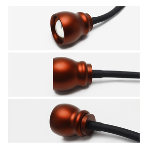 <span class=keywords><strong>Lampe</strong></span> <span class=keywords><strong>de</strong></span> <span class=keywords><strong>chevet</strong></span> <span class=keywords><strong>murale</strong></span> à LED en aluminium <span class=keywords><strong>pour</strong></span> <span class=keywords><strong>chambre</strong></span> d'hôtel <span class=keywords><strong>Lampe</strong></span> <span class=keywords><strong>de</strong></span> tuyau design serpent avec éclairage <span class=keywords><strong>de</strong></span> mise au point 1W-3W Rouge Noir - Product Image 4