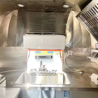 Remorques alimentaires en acier inoxydable, aluminium et fibre de verre entièrement équipées pour la vente de pizzas, de boissons et de restauration rapide, très demandées