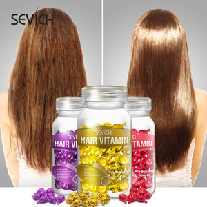 Tratamiento Capilar Nutritivo con Vitaminas para el Cabello <span class=keywords><strong>Ellips</strong></span> de Marca Privada al por Mayor para Cabello Dañado, Suero en Cápsulas Antiencrespamiento - Product Image 1