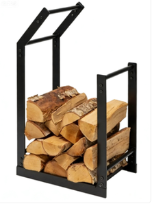 Porta Legna in Metallo Verniciato a Polvere per Interni, Supporto per Legna da Ardere per Caminetto - Product Image 2