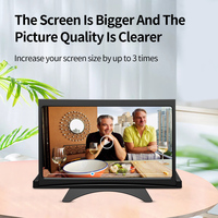 Folding Lightweight HD Phone Magnifying Projector Screen Enlarger for Movies Videos Anti Blue Light 12 Inch Screen Magnifier