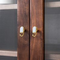 Poignée moderne en plastique ABS à trou unique avec bouton réglable pour chambre, salle de bain, armoire, cuisine, commode, mobilier d'extérieur et quincaillerie
