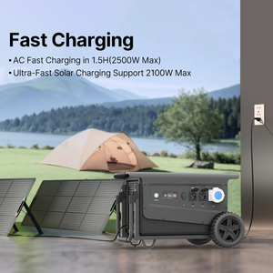 SOUOP W3 Powerstation Solargenerator 3600W 3072Wh Waterproof Fast Charge Portable Power Station UPS <b>Solar</b> <b>Generator</b> W3 <b>Solar</b> Gen - Product Image 5