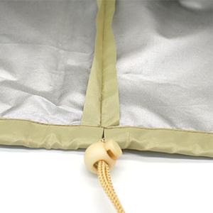 Cubierta para Caja de Almacenamiento Exterior, Negra, de Fibra de Poliéster, Impermeable, Resistente a los Rayos UV, Antipolvo, Rectangular, Tipo Vertical - Product Image 3