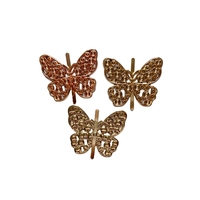 Boucles de chaussures décoratives de luxe JQR en alliage de zinc avec logo personnalisé, sequins et strass, design ajustable unisexe avec petite broche métallique