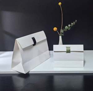 Wholesale Clothing Perfume Packaging Jewelry <b>Gift</b> Shopping Paper Bag Luxury White Modern Die Cut Unique Paper Bags - Product Image 3