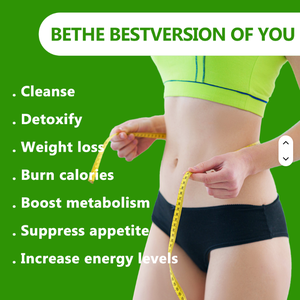 อาหารเสริมสมุนไพรสำหรับผู้หิว14วันแบบคนท้องแบนสีเขียวเขียว - Product Image 5