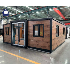 Casa Contenedor de Acero Expandible de 20 Pies/40 Pies, Casa Modular Pequeña y Móvil de Lujo, Uso en Hoteles y Villas, 3 Dormitorios, Panel Sándwich - Product Image 1