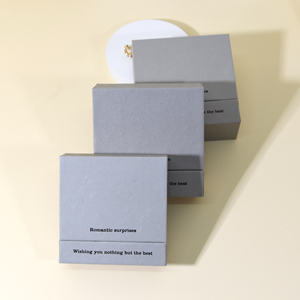 Caja de regalo de cajón deslizante de <span class=keywords><strong>manga</strong></span> extraíble rígida de papel de cartón con logotipo impreso personalizado de lujo embalaje con inserto - Product Image 1