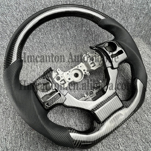 Hot New Product Price Carbon Fiber Perforated Leather Sports for Lexus IS250 IS300 IS350 <b>Car</b> Steering Wheel - Product Image 2