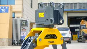 Mini pelle hydraulique à grappin à vendre, grappin pour bois, grappin pour pelle hydraulique, grappin pour couper le bois, grappin hydraulique - Product Image 4