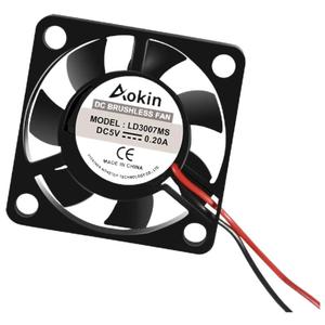 مروحة تبريد محورية صامتة صغيرة جداً للكمبيوتر LD3007MS DC بدون فرشاة 30x30x8 مم لـ 3/2/B+ 3.3 فولت/5 فولت لـ <span class=keywords><strong>Pi</strong></span>-Fan - Product Image 1