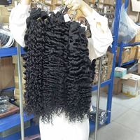 Paquetes de Cabello Humano Rizado Birmano al por Mayor, Ondulado Profundo, Cutícula Alineada, de un Solo Donante