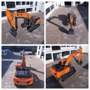 斗山 DX225 更快地完成工作 劳动效率更高的康明斯大型履带式挖掘机，用于道路工程 - Product Image 3