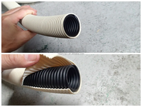 Tuyau de drainage de condensat universel flexible en PE de haute qualité pour système de climatisation et de réfrigération, nouvelle conception bicolore