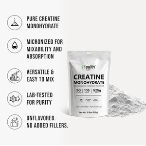 Creatina Monohidrato en Polvo 525G, para Adultos, Rendimiento Atlético, Aumento de Fuerza, Apoyo Inmunológico, Gestión de Energía, Personalizable - Product Image 6