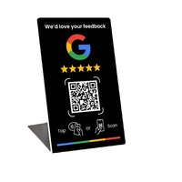 Etiqueta NFC con Código QR Dinámico NTAG215, Etiqueta de PVC Regrabable para Reseñas de Google, para Restaurantes, Hoteles, Negocios, Comentarios de Clientes