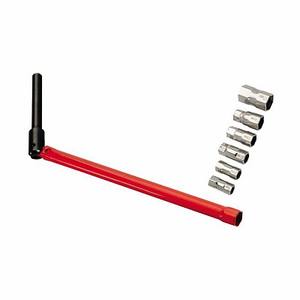 Jeu de clés hexagonales Usag 307 A/S7, embout 1/4 pouce, acier au chrome-vanadium, qualité industrielle, jeu de douilles 9-17 mm - Product Image 1