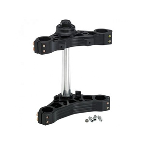 Horquillas de abrazadera triple de aluminio <span class=keywords><strong>CNC</strong></span> Piezas de motocicleta OEM Mecanizado personalizado - Product Image 1