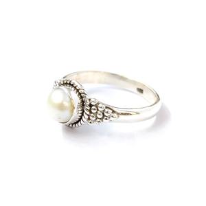 <b>Pearl</b> <b>Ring</b> 925 Sterling Silver Gemstone <b>Ring</b> <b>Pearl</b> Handmade Collection Fine <b>Rings</b> Silver Jewelry Bulk price - Product Image 3
