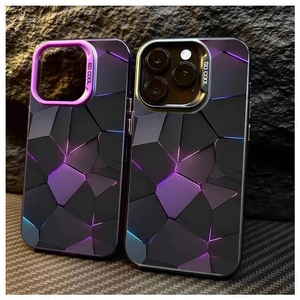 <span class=keywords><strong>Cover</strong></span> per <span class=keywords><strong>iPhone</strong></span> 15 <span class=keywords><strong>Pro</strong></span> Max 14 <span class=keywords><strong>13</strong></span> 12 11 XS XR dal Design Trendy Aurora <span class=keywords><strong>Viola</strong></span>, Colore Argento, <span class=keywords><strong>Cover</strong></span> Rigida Antiurto - Product Image 2
