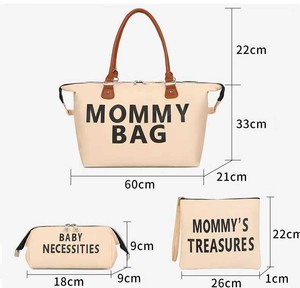 Nouveau <span class=keywords><strong>Sac</strong></span> à Langer Tendance Grande Capacité <span class=keywords><strong>Sac</strong></span> à Dos de <span class=keywords><strong>Maternité</strong></span> Portable d'Extérieur Ensemble de Trois Pièces Sacs Bébé en Toile pour Maman - Product Image 6