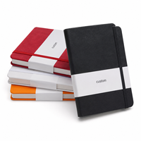 Stock disponible, pour négociations professionnelles, carnet en similicuir avec sangle, plusieurs couleurs, pour notes de cours, direct usine