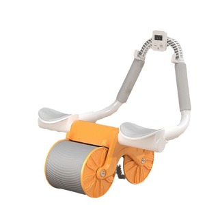 Équipement d'exercice à domicile <span class=keywords><strong>de</strong></span> roue <span class=keywords><strong>de</strong></span> <span class=keywords><strong>fitness</strong></span> abdominale à rebond automatique pour l'entraînement musculaire Support plat transfrontalier pour rouleau abdominal - Product Image 1