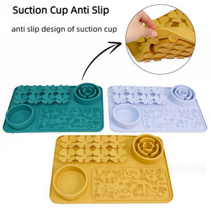 Tappetino Olfattivo per Cani in Silicone Ecologico Extra Spesso Impermeabile, Alimentatore Lento Anti-Soffocamento 2-in-1 con Tasche Nascondiglio per Premi - Product Image 3