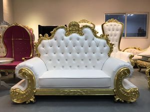 Divano in Pelle Bianco di Lusso per Decorazioni Matrimoniali, Set di Divani per <span class=keywords><strong>Hotel</strong></span> e Matrimoni - Product Image 4