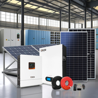 Kit de Panneaux Solaires Système Solaire Complet pour Maison 1KW 2KW 3KW Système Solaire Autonome pour Domicile 5KW Système Solaire Hors Réseau Avec Batterie au Lithium