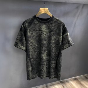 T-<span class=keywords><strong>shirt</strong></span> tendance pour homme, version haute qualité 1:1, tricoté en coton 100% respirant, collection 2026 - Product Image 3